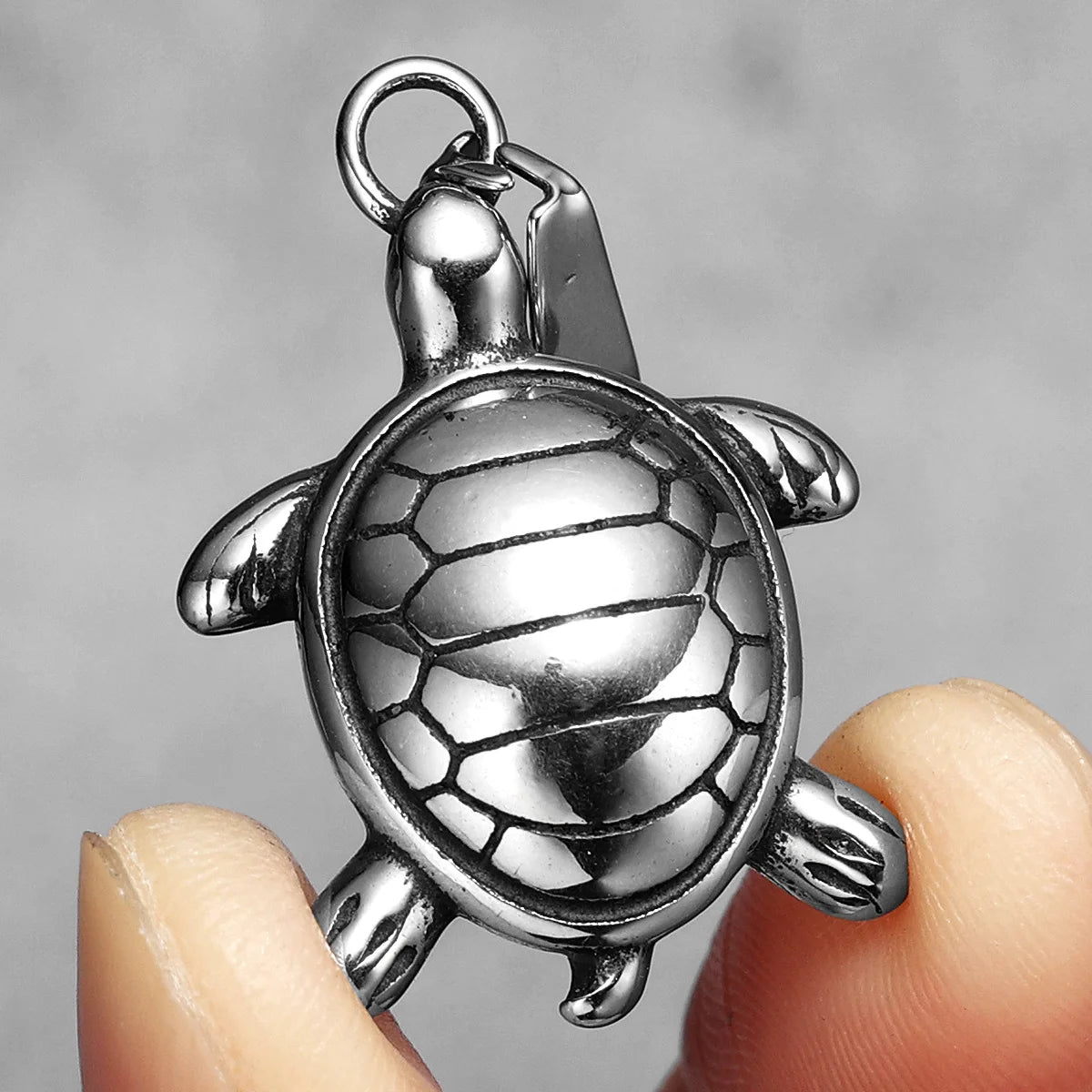 Amulet Sea Turtle Men Necklaces with Pendant Stainless Steel Punk Jewelry for Women Male Gift Daily Wear Hip Hop Accessories