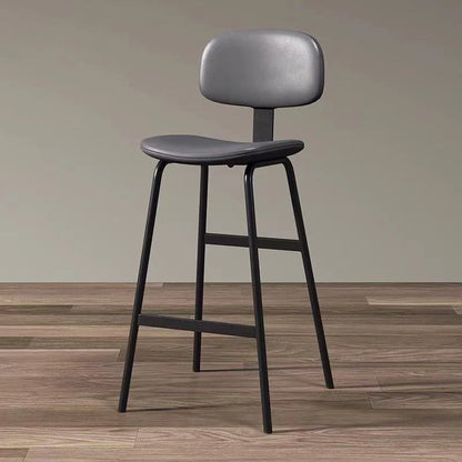 Industrial Style High Stool Soft Bag Relax Wrought Iron Simple Modern Bar Stools Italian Design Taburetes De Bar Bar...