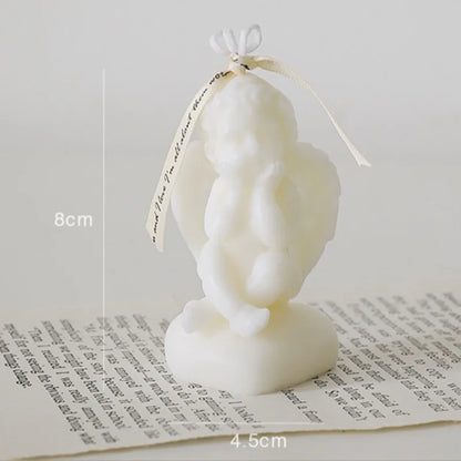 Kawaii Angel Candles Soy Wax Home Decoration Wedding Gifts Romantic Dinner Candles for Party