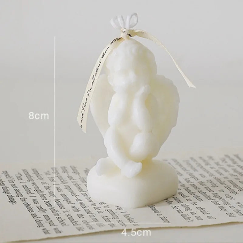 Kawaii Angel Candles Soy Wax Home Decoration Wedding Gifts Romantic Dinner Candles for Party