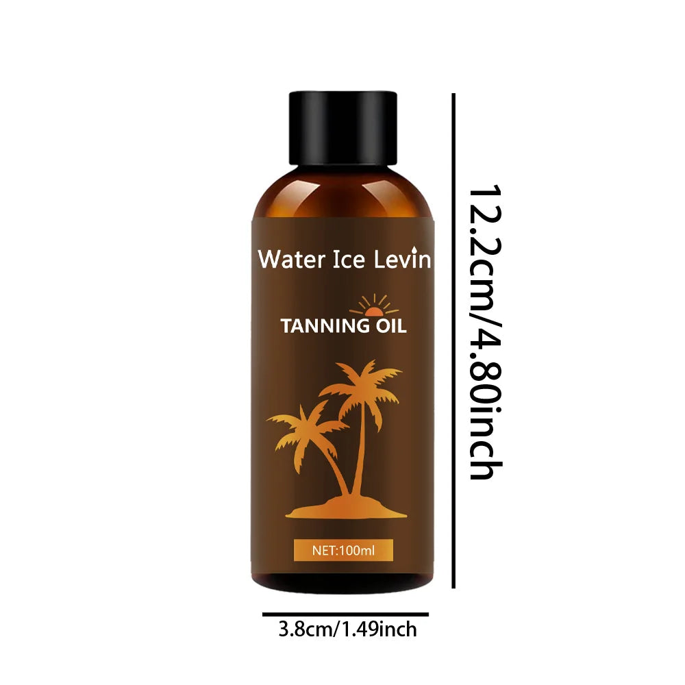 Essential Oil for Tanning, Natural Tanning, Moisturizing Skin, Deep Moisturizing, Quick Absorption, Suitable for All Skin Types, No Tanning Tanning Oil |   Natural Tanning Oil | Alcohol-Free