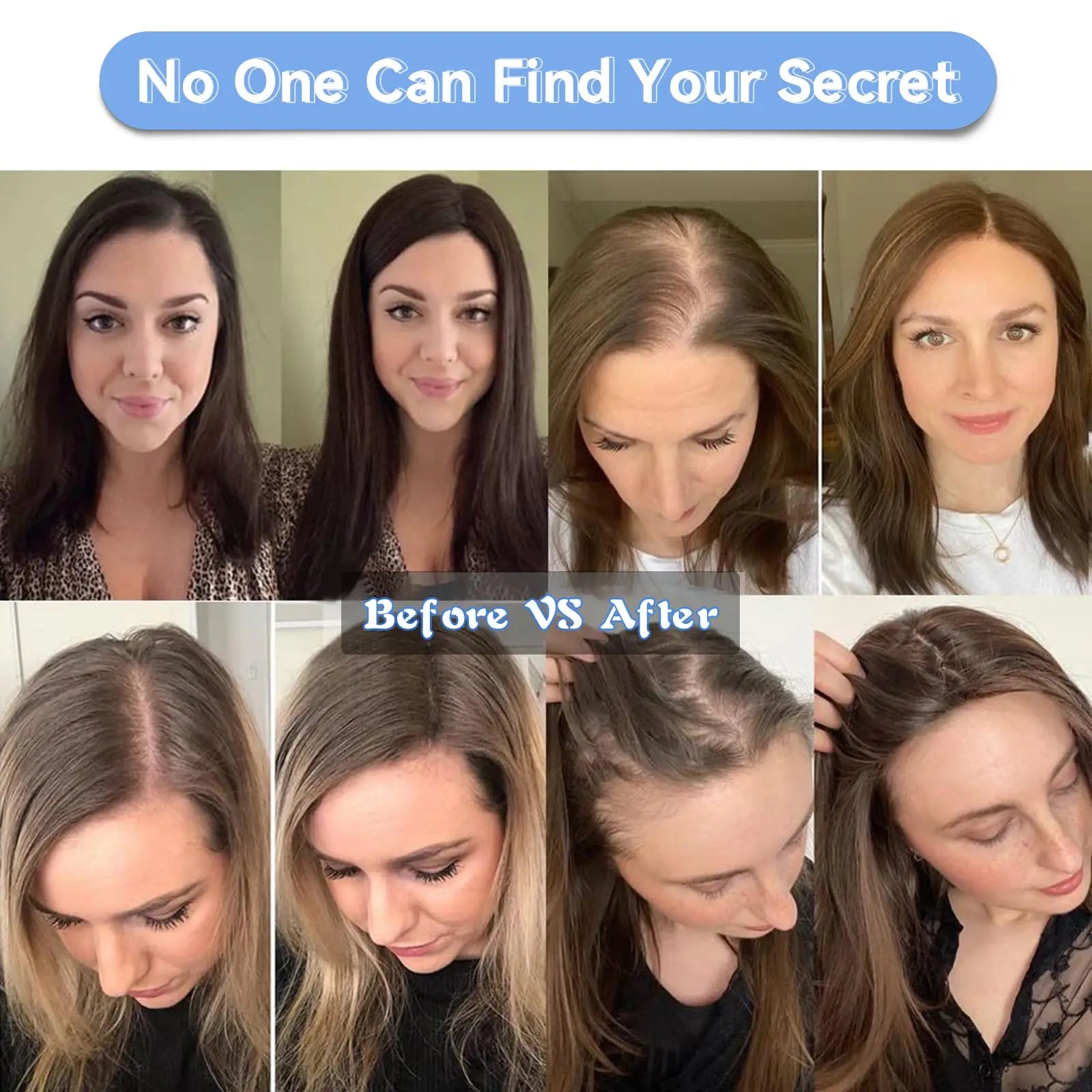 Ash Gray Brown 100% Remy Human Hair Toppers Clips In Hair Lace Base Topper Hairpieces for Women Hair Extensions 12 Inch Straight