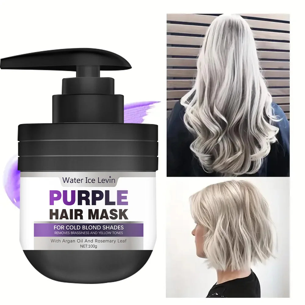 Purple Keratin Hair Mask Repairing For Hair Damaged Maltreated Moisturizing Nourishing Repairing Hair Mask Hair Care...