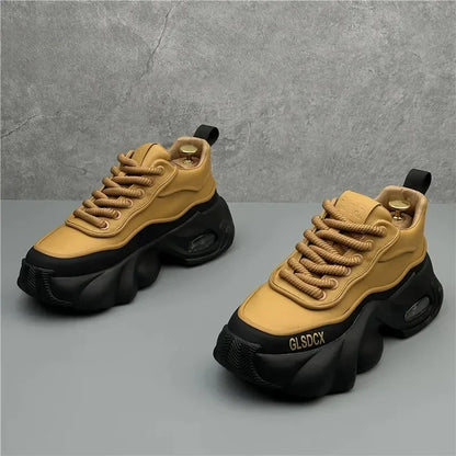 Designer Style Men Shoes Autumn Winter Comfortable Men's Thick Platform Sneakers Fashion Casual Shoes Sports Trainers Tenis - Kimlud
