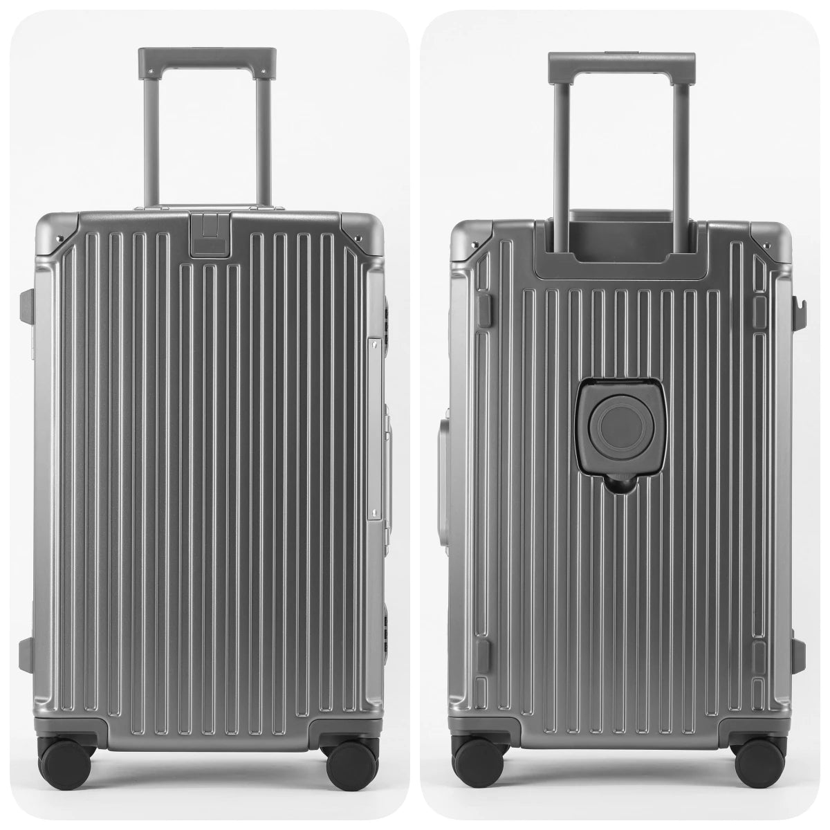 Luxury Suitcase High Quality Upgrade Thicken PC Material Rolling Luggage Aluminum Frame 20/24/26/28/30inch Travel Trolley Bags - Kimlud