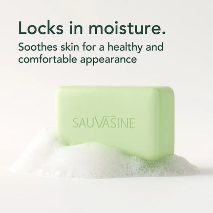 Tea Tree Oil Soap Bar for Men & Women, Deep Cleansing, Soothing for Dry Skin, Body Odor Care, Exfoliates & Firms Skin, 100g