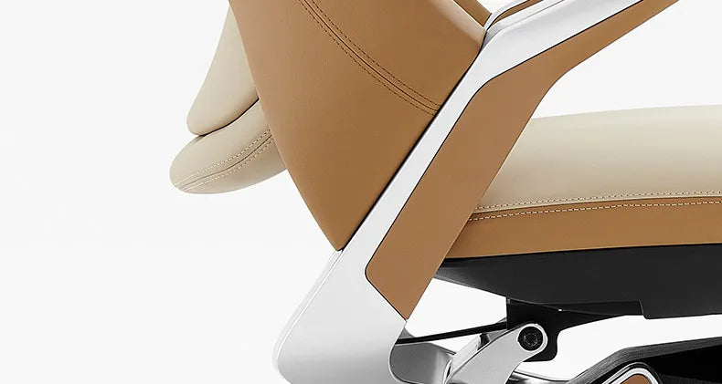 Computer Relaxing Office Chair Ergonomic Mobile Wheels Leather Office Chair Backrest Modern Sillas De Oficina Library...