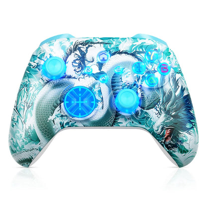 WIFI Gamepad For Xbox One,Xbox Seris S/X PC Dual Vibration 6-axis Gyro Hall Effect Trubo FUNC Wireless Controller Gaming Consola