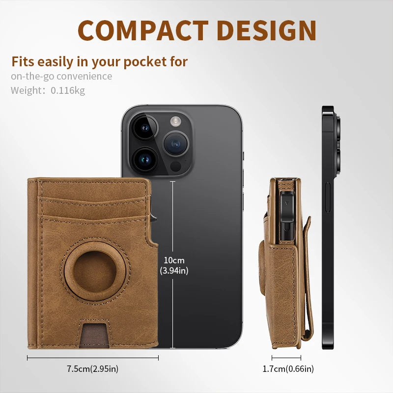 Smart Wallet: Locator Wallet with Storage Slot | Kimlud Premium Cabinet