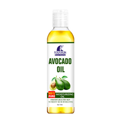 118ml Avocado Body Oil Moisturizing and Nourishing Skin Large Capacity Full Body Essential Oil for Body, Face, Hand, Lip, Eye，