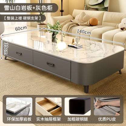 Cheap Cute Coffee Table Clear Simple Designer Modern Luxury Decoration Side Table Writing Mesas Bajas Living Room Furniture - Kimlud