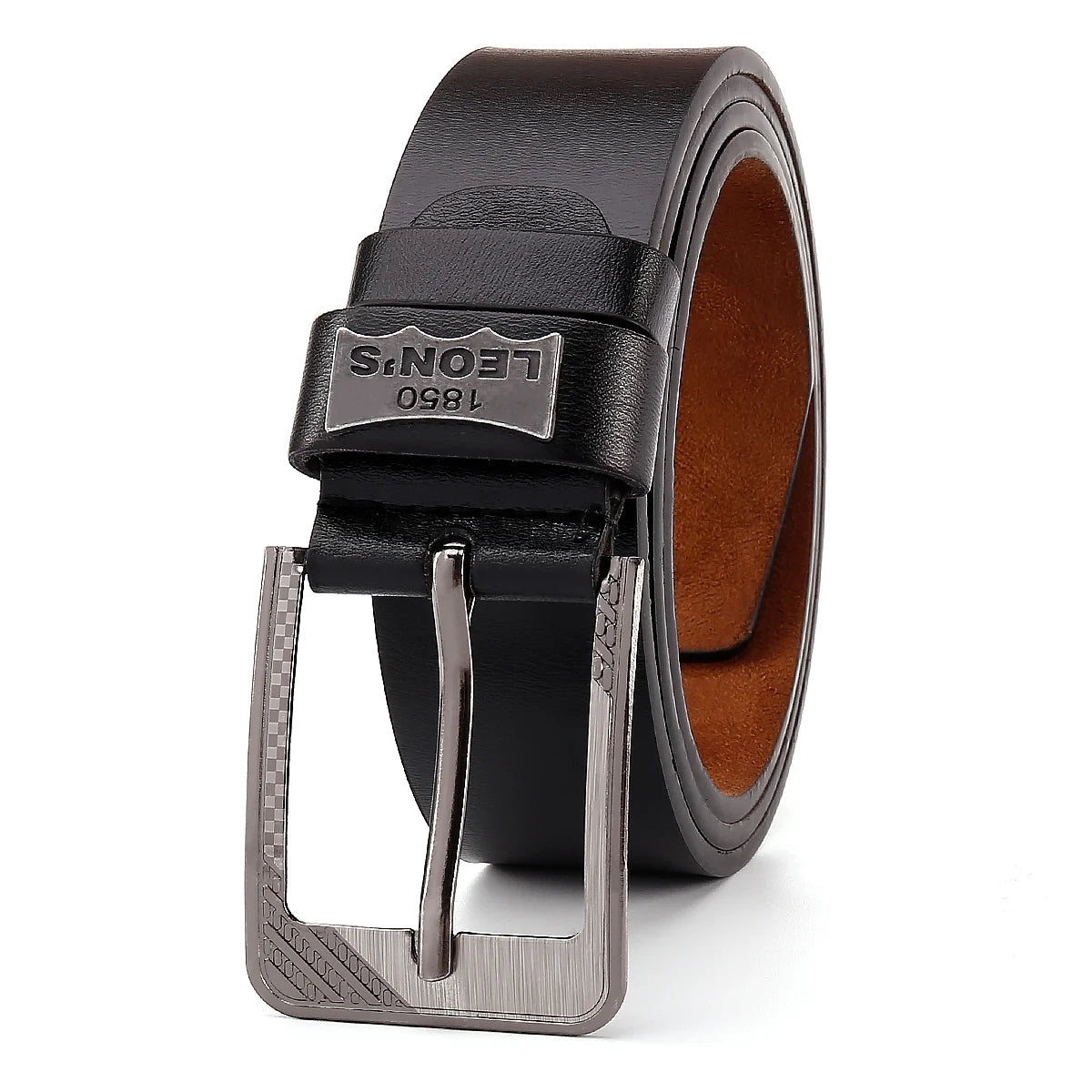 【LEON＇S】 Buckle Leather Casual Jeans Belt Men High Quality Retro Luxury Male Strap Cintos 3 Colors 2023 NEW | Kimlud...
