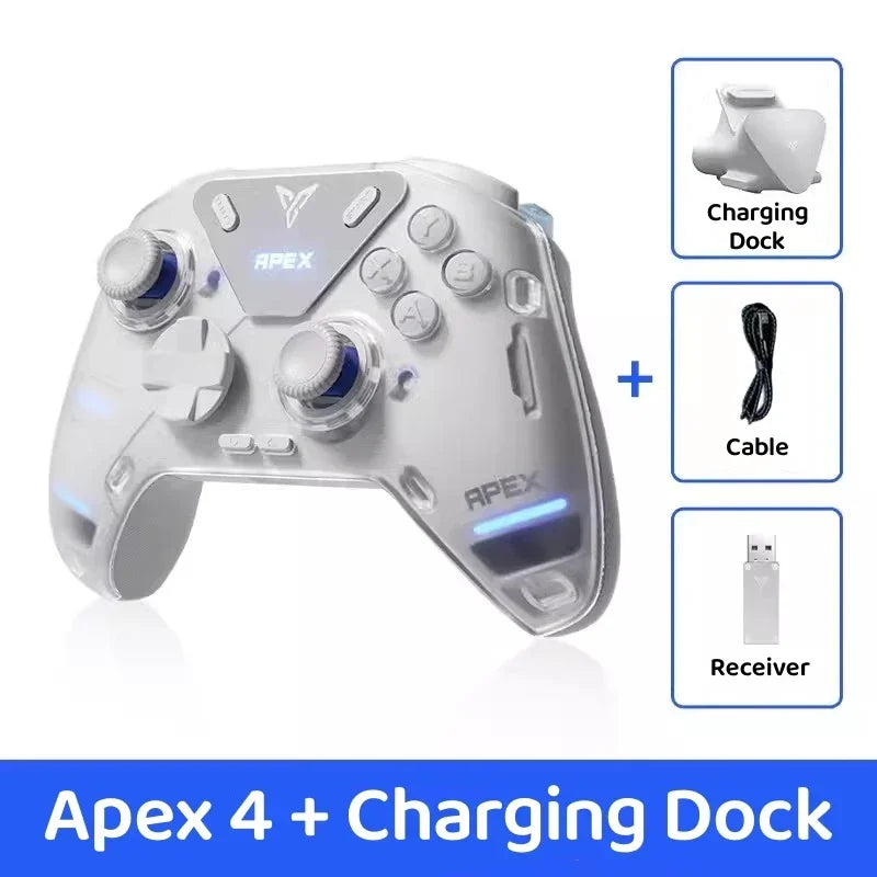 2024 New Flydigi APEX 4 Gaming Controller Wireless Elite Force Feedback Trigger Smart Handle Support PC/Switch/Mobile/TV Gamepad
