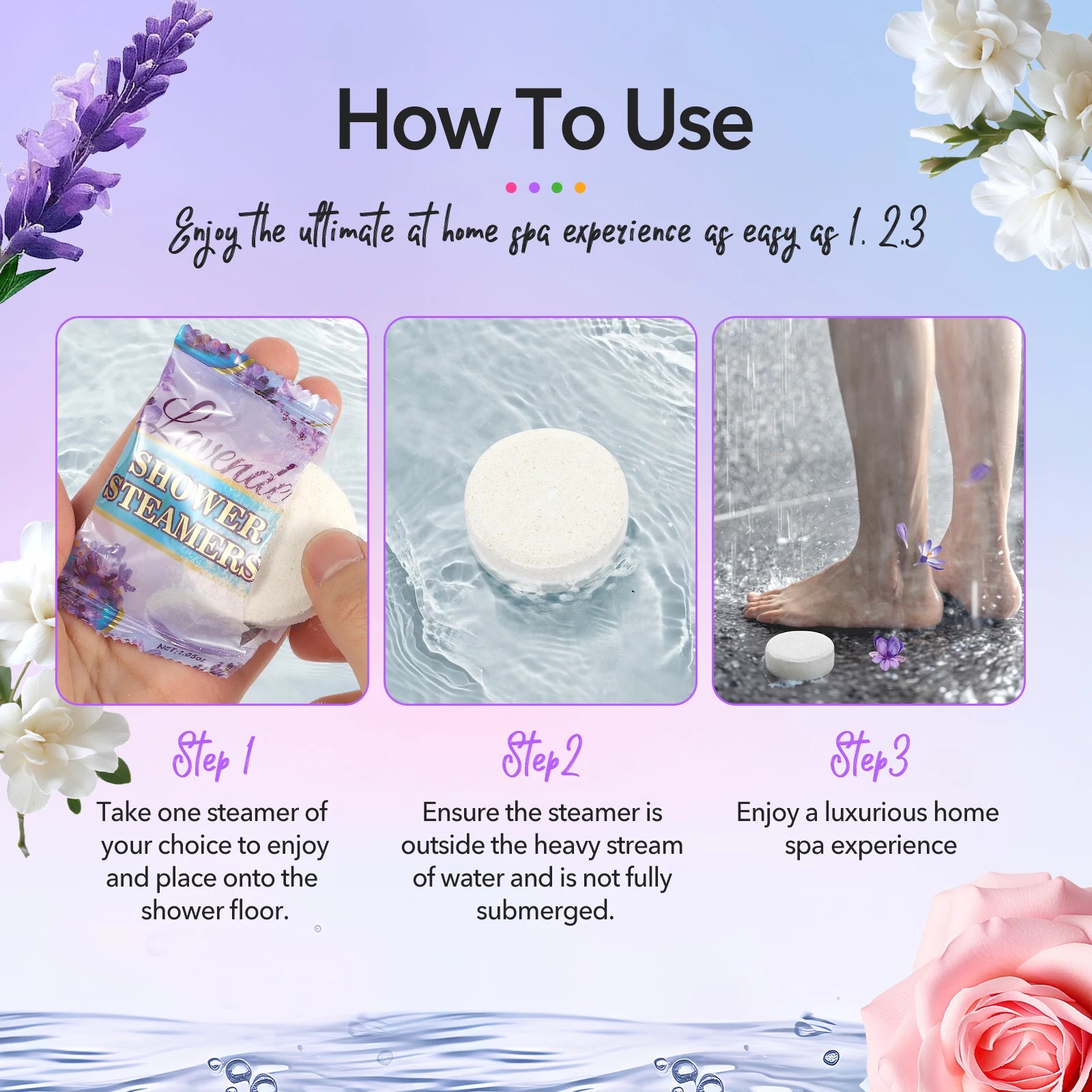 Shower Steamers Aromatherapy - Birthday Gifts for Women, 8 Pack Shower Bombs with Essential Oils, Spa Gifts for Women |...
