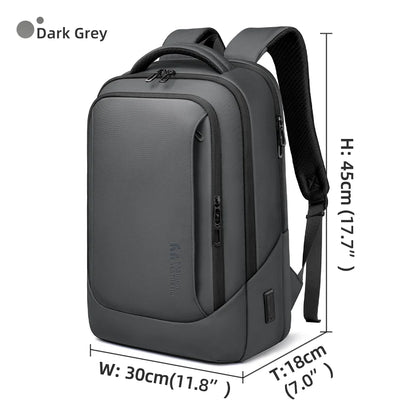 HK Men's Designer Laptop Bag Waterproof School Bags for College Boys Male Business Sports Travel Backpack Men With USB Charging