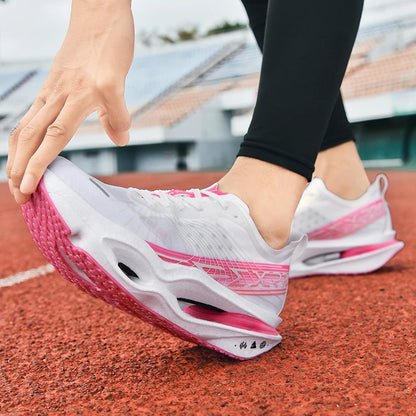 Unisex Sports Shoes Carbon Plate Walking Running Sneakers Shock-Absorbing Marathon Racing Athletics Training for Men's&Women