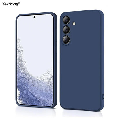 For Samsung Galaxy A16 Case Cover Samsung Galaxy A17 A16 A56 A36 A15 Funda Coque Soft Original Liquid Silicone Case Samsung A16 - Kimlud