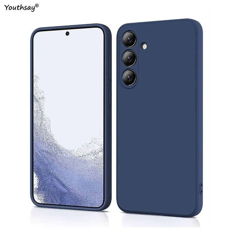 For Samsung Galaxy A16 Case Cover Samsung Galaxy A17 A16 A56 A36 A15 Funda Coque Soft Original Liquid Silicone Case Samsung A16 - Kimlud
