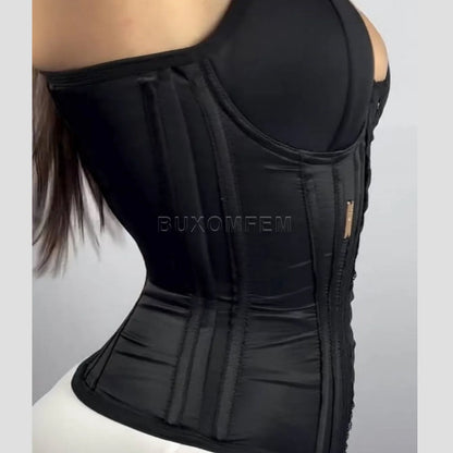 Women's Modeling Fajas ColombianasSeamless Thong Body Shaper with Fish Bones Double Compression Slim Fit Crosets Shapewear Tops