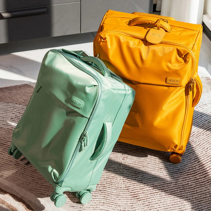 Waterproof Oxford cloth ultra light luggage box with swivel wheels 20/24/26 inches, high aesthetic zipper travel case - Kimlud