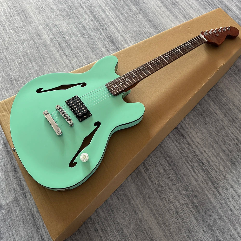 High quality green starcaster jazz electric guitar,AAA rosewood fingerboard,in stock | Kimlud Professional Luxury Table