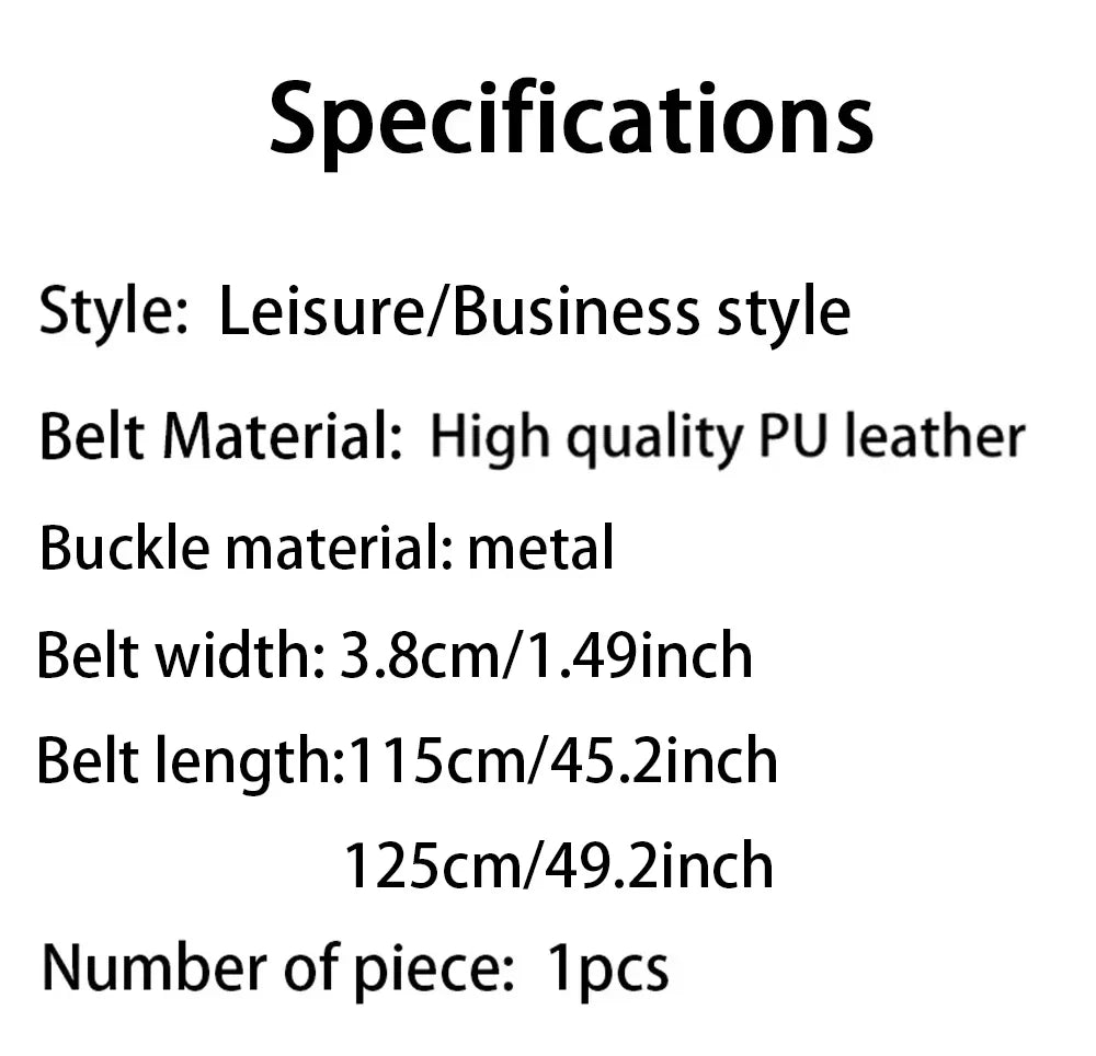 Genuine Leather For Men's High Quality Buckle Jeans Cowskin Casual Belts Business Cowboy Waistband Male Fashion Designer 2024New - Kimlud