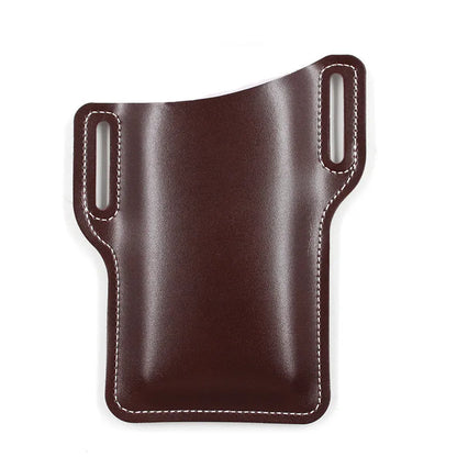 Men Phone Case Holster Cellphone Loop Holster Belt Waist Bag Props Leather Purse Phone Wallet Running Pouch Travel Camping Bags
