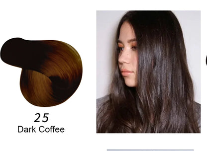 Mokeru Natural Fast Coloring Argan Oil For Hair Dark Brown Argan Speedy Hair Color Shampoo for Gray Hair Dye Shampoo |...