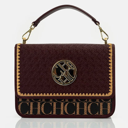 CH Solid Design Shoulder Bag Dark Letter Embossed Ladies Party Bag Exquisite Luxury Brand Fashion Design Handbag Classic...