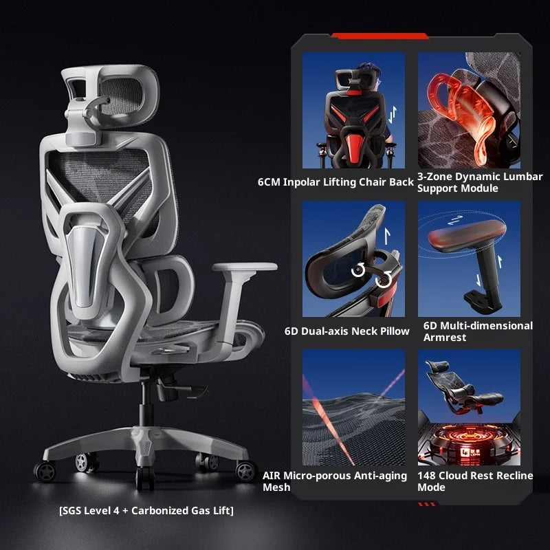 Comfortable Furniture Height Office ChairTourist Chair for Desk  With Massage Pink Adjustable Desk Gaming Pulley Playseat Kanu