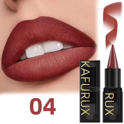 15 Colors Lipstick Waterproof Sexy Red Matte Contour Tint Lipstic Pen Long-lasting Lipliner Pen Non-stick Cup Lip Makeup for Wom