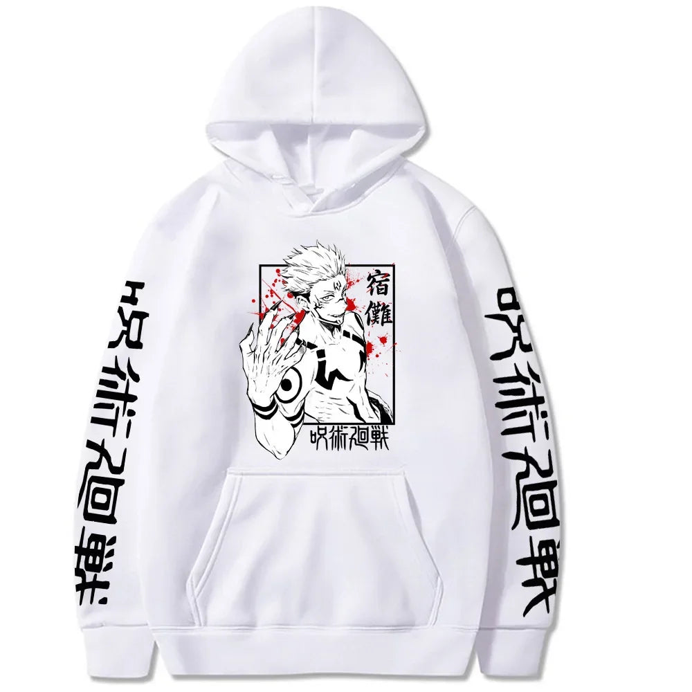 Ryomen Sukuna Hoodies Graphic Printing Sweatshirts for Fans Casual Long Sleeve Men/Women Clothing Sudaderas Hip Hop Hoody