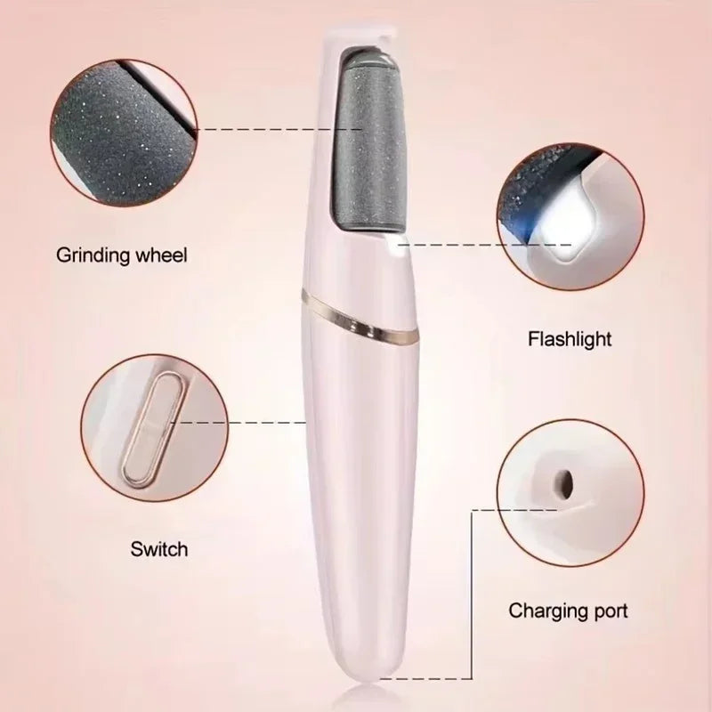 Electric Callus Remover for Feet Rechargeable Foot File Pedicure Tool Portable Foot Callus Remover Waterproof Profess Pedicure