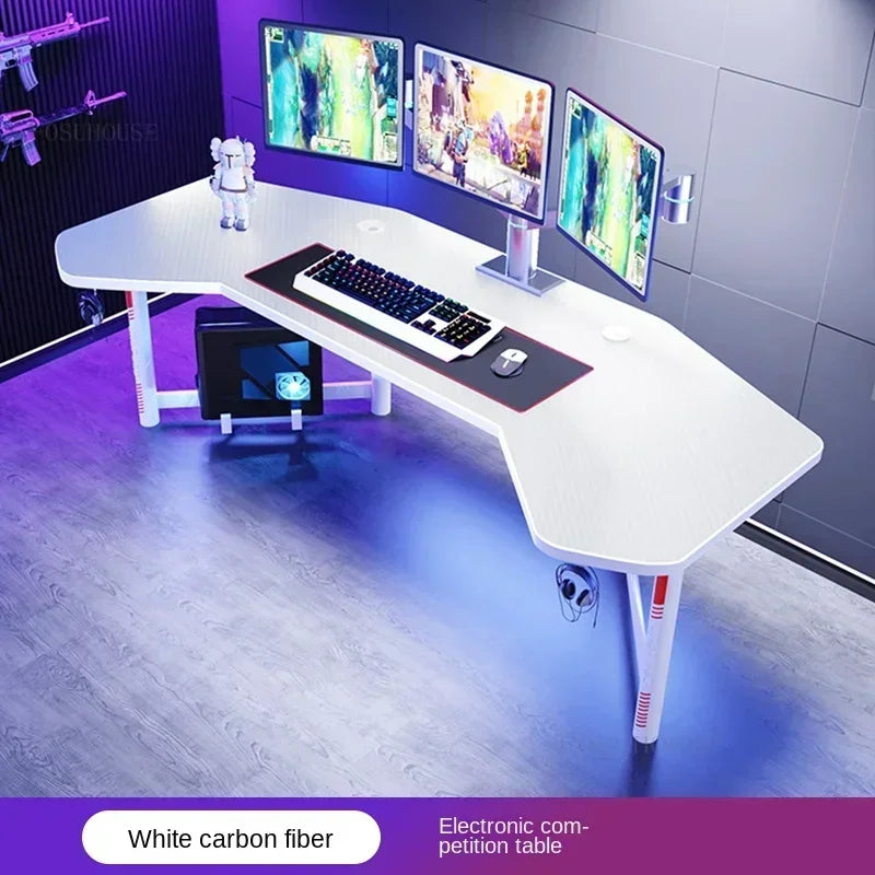 Household Desktop Computer Desks Office Furniture Simple Professional Gaming Table Multi-functional E-sports Table and Chair Set