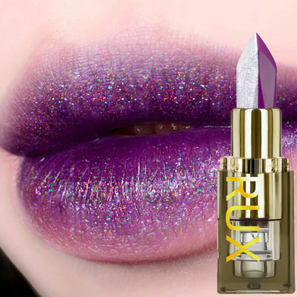 11 Color Two-tone Lipstick Purple Black Glitter Matte1pc Lipsticks Makeup Easy to use Lip Tint Makeup Gifts Red Black Cosmetics