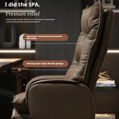 Recliner Ergonomic Office Chairs Computer Boss Leather Executive Chair Lounge Swivel Cadeira De Escritorio Office...