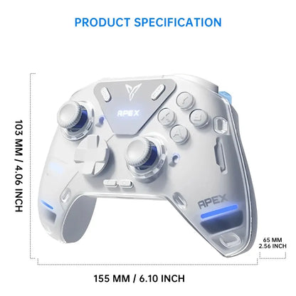 Flydigi APEX 4 Bluetooth Wireless Gamepad,Force Feedback Trigger Immersive Vibration,Game Controller For PC NS TV Mobile Games
