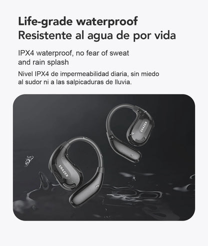 ERAZER XT66PRO Bluetooth Earphones ASMR Headsets DIY APP AI Translator Earbuds Wireless Headphones 13 Hours long life Display - Kimlud