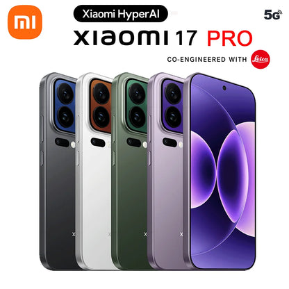 Brand New Xiaomi 17 Pro Smartphone Snapdragon 8 Elite Gen5 6300mAh Battery 100W Hyper Charge 6.3" CN version NFC Dual Screen - Kimlud