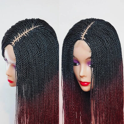 Micro Million Twist Braided Afro Wig Glueless Black Women Hair Extensions Twist Wig for Natural Hair