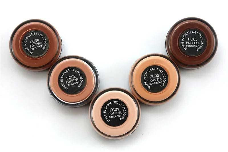 Popfeel Full Cover Concealer Hide Blemish Creamy MakeUp Face Lip Eye Foundation Makeup Contouring Corrector Make Up |...