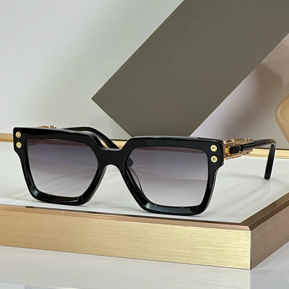 GRADE Fashion Designer Square Brand Sunglasses Handmade Acetate Alloy Uv400 High Street Punk Luxury Classical Eyewear |...