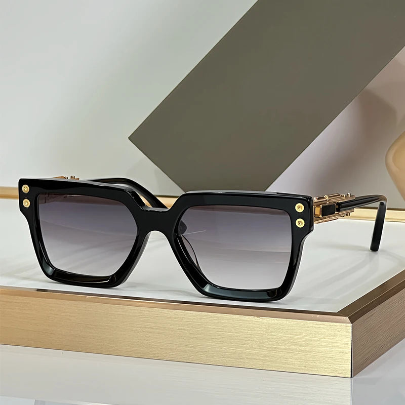 GRADE Fashion Designer Square Brand Sunglasses Handmade Acetate Alloy Uv400 High Street Punk Luxury Classical Eyewear |...