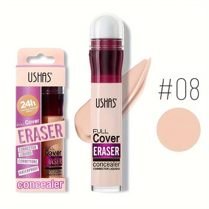 New Sponge Head Concealer for Dark Circles Freckles Acne Pigmentation and Blemishes Long Lasting Moisturizing Liquid Foundation - Kimlud