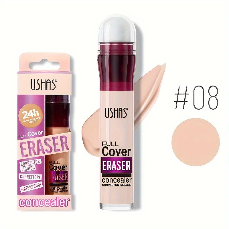 New Sponge Head Concealer for Dark Circles Freckles Acne Pigmentation and Blemishes Long Lasting Moisturizing Liquid Foundation - Kimlud