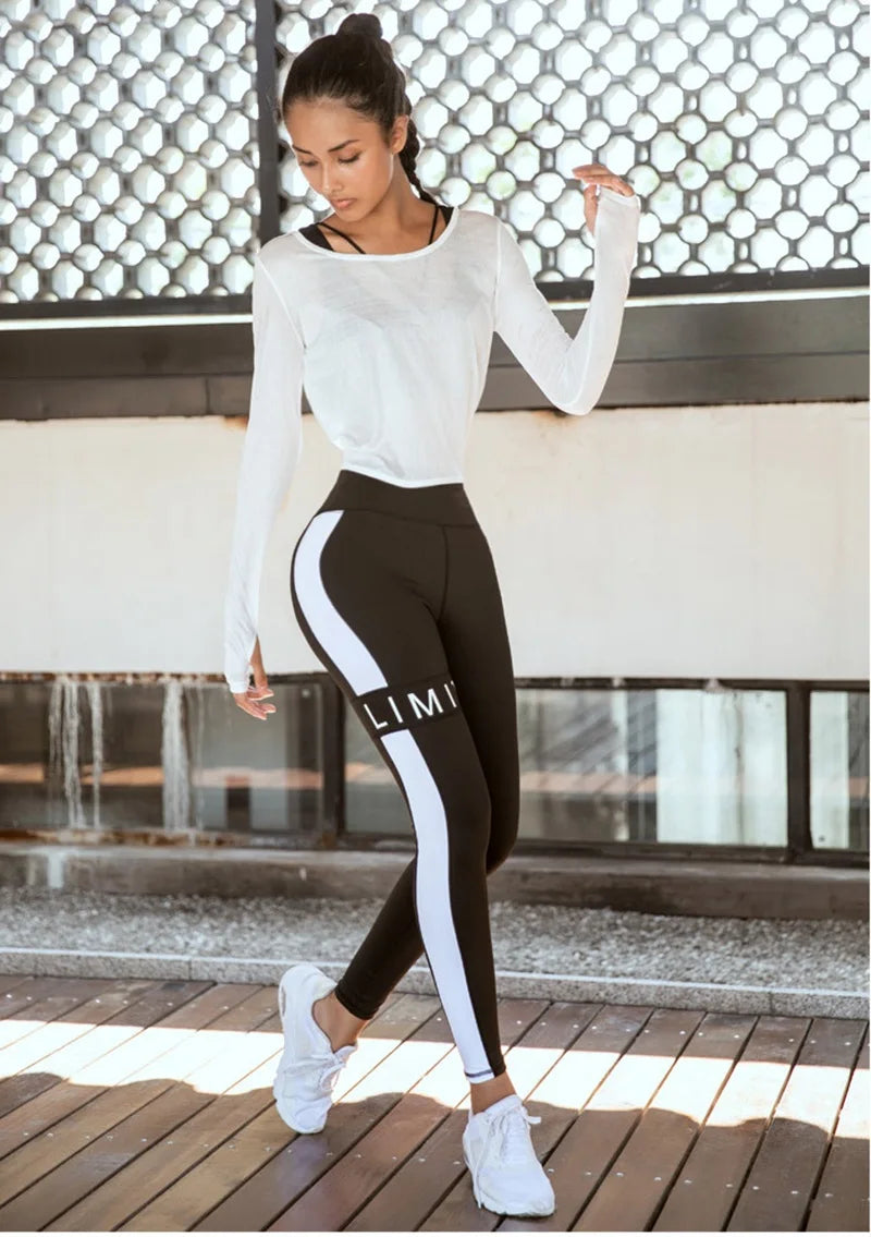 Cloud Hide SEXY Back Sports Cover-up Women Long Sleeve Cycling Shirt Yoga Top Fitness Running Workout Bra Cover up Sportswear - Kimlud