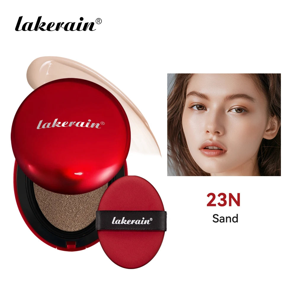 Sunscreen Cushion Foundation Fit Cushion Foundation Full Coverage Waterproof Long-lasting Concealer Long-lasting Makeup...
