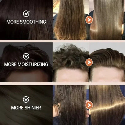 PURC 8 Seconds Hair Mask Smoothing Straightening Keratin Hair Treatment Cream Soft Repair Damaged Frizz Professional...