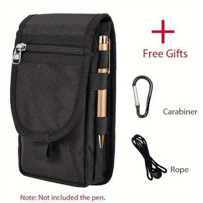 6.3 Inch Multi-Functional Mobile Phone Bag Oxford Fabric Pocket Cell Phone Belt Pouch Case Men's Outdoor Bag for Iphone...