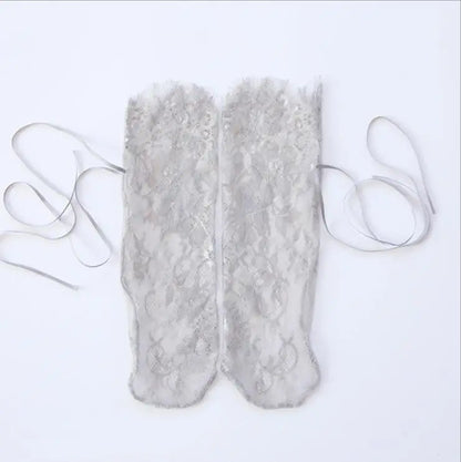 BKLD Womens Socks 2022 Summer Sexy Lace Floral Transparent Socks Women Mesh Women Girl Socks Elastic Fashion Lady Short Socks - Kimlud